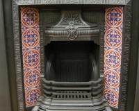 Victorian Tiled Cast Iron Fireplace Insert