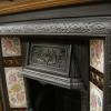 Arts & Crafts Tiled Cast Iron Fireplace Insert Arts & Crafts Tiled Cast Iron Fireplace Insert