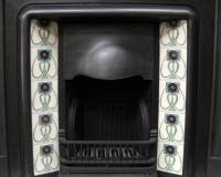 Edwardian Tiled Cast Iron Fireplace Insert