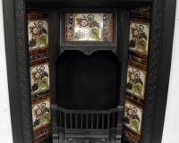 Victoran Tiled Cast Iron Fireplace Insert