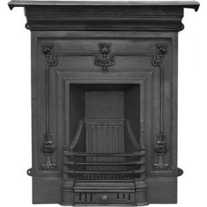 The Winchester Art Nouveau Cast Iron Combination Fireplace The Winchester Art Nouveau Cast Iron Combination Fireplace