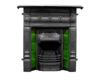 Lambourn Victorian Tiled Cast Iron Combination Fireplace 