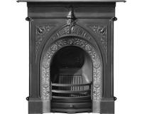 Gothic Victorian Cast Iron Combination Fireplace