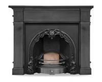 Cherub Georgian Arched Cast Iron Fireplace Insert