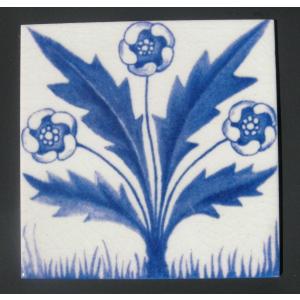 William Morris Arts & Crafts Buttercup Fireplace Tiles William Morris Arts & Crafts Buttercup Fireplace Tiles