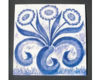 William Morris Arts & Crafts Daisy Fireplace Tiles