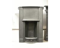 Original Old Reclaimed Art Deco Cast Iron Combination Fireplace