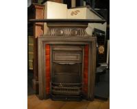 Antique Reclaimed Original Victorian Tiled Cast Iron Combination Fireplace