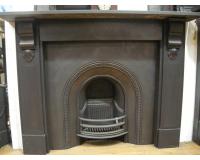 Antique Victorian Reclaimed Original Slate Fire Surround Mantel