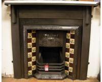 Art Deco Cast Iron Fire Surround Mantel