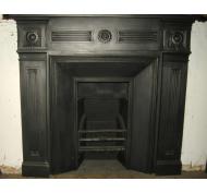 Original Georgian Regency Cast Iron Fireplace Insert