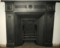 Arts & Crafts Cast Iron Fireplace Surround