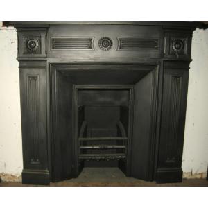 Arts & Crafts Cast Iron Fireplace Surround Arts & Crafts Cast Iron Fireplace Surround