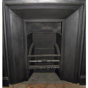 Original Georgian Regency Cast Iron Fireplace Insert