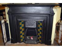 Edwardian Cast Iron Fireplace Surrondd