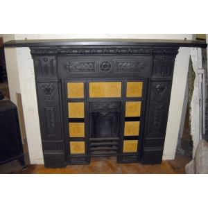 Victorian Cast Iron Fireplace Surround