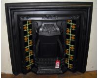 Original Victorian Cast Iron Fire Surround