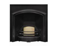 London Plate Wide Victorian Cast Iron Fireplace Insert