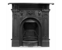 Victorian Large Cast iron Combination Fireplace
