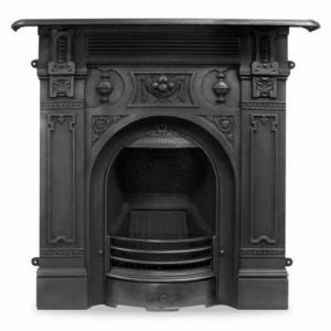 Victorian Large Cast iron Combination Fireplace