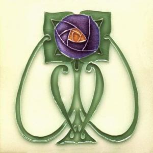 Mackintosh Rose Fireplace Tiles Mackintosh Rose Fireplace Tiles