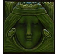 Art Nouveau Lady 3 Fireplace Tiles