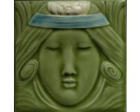 Art Nouveau Lady 3 Fireplace Tiles