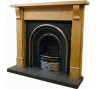 Bedford Oak Fireplace Surround Mantel