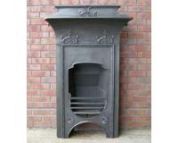 Old Art Nouveau Combination Fireplace