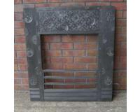 Antique Aesthetic Movement Cast Iron Insert