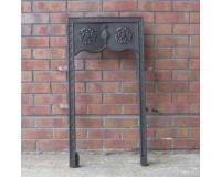 Antique Arts & Crafts Cast Iron Fireplace Insert