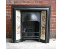 Reclaimed Edwardian Tiled Fireplace Insert