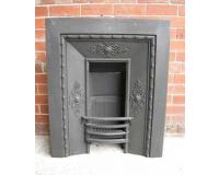 Antique Early Victorian / Regency Cast Iron Fireplace Insert