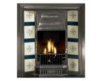 Prince Tiled Cast Iron Fireplace Insert