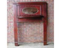 Antique Edwardian Mahogany Fireplace Surround