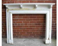 Antique Victorian Pine fireplace surround