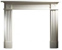 Chiswick Georgian Bullseye Limestone Fireplace Surround Mantel