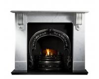 Kingston Victorian Corbel Limestone or Marble Fireplace Surround Mantel