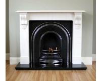 Canterbury Victorian Arched cast Iron Fireplace Insert